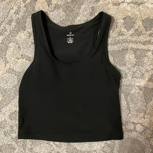 Cropped workout tank